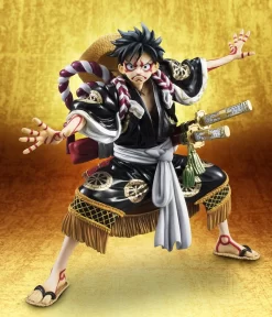 MegaHouse Portrait Of Pirates One Piece Luffy Kabuki Edition (Re-run)