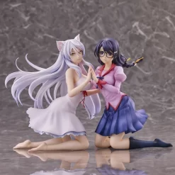 Nekomonogatari Tsubasa Hanekawa & Black Hanekawa Non-Scale Figure Set (Re-run)