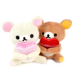Rilakkuma Holding Heart Plush