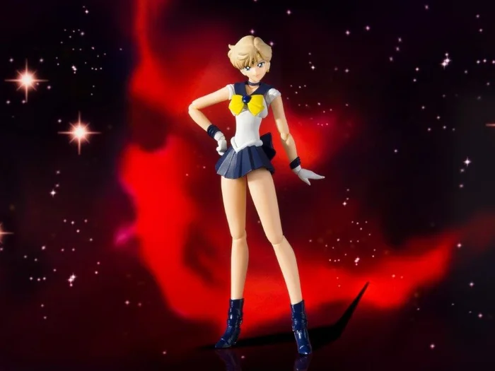 Bandai S.H.Figuarts Pretty Guardian Sailor Moon Sailor Uranus: Animation Color Edition 6 Bandai S.H.Figuarts Pretty Guardian Sailor Moon Sailor Uranus: Animation Color Edition - Image 6